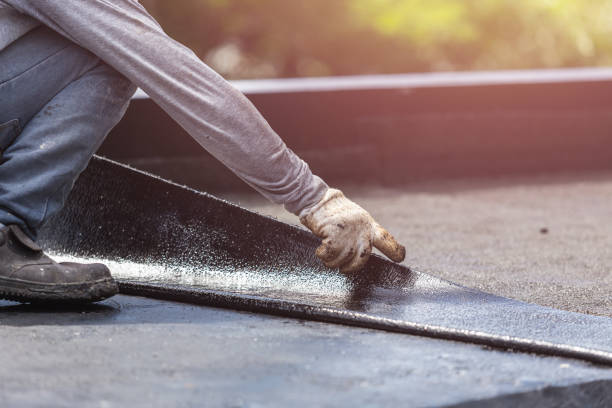 Professional Basement Waterproofing technician working in Broadview Heights, OH